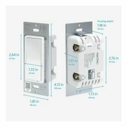 Aeotec Z-Wave Plus V2 Illumino On/Off Wall Switch, Gen7 -Skylink Lighting Sales Store AEZWA038 media 003