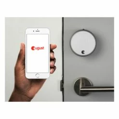 August Smart Lock Pro (3rd Gen) -Skylink Lighting Sales Store AUASL03x media Silver 442