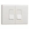 Ecolink Z-Wave Plus Smart On/Off Light Switch, Dual Rocker, Gen5 -Skylink Lighting Sales Store ECDDLS2ZWAVE5 media 001