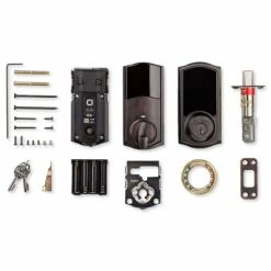Kwikset SmartCode 916 Z-Wave Plus Traditional Touchscreen Deadbolt With Home Connect, Gen5 -Skylink Lighting Sales Store KW991600x media Venetian20Bronze 472