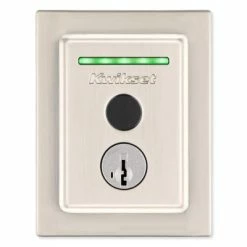 Kwikset Halo Touch Wi-Fi Contemporary Fingerprint Smart Lock -Skylink Lighting Sales Store KW995900xx media Satin20Nickel 421