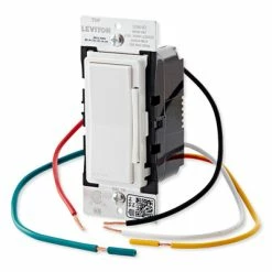 Leviton Decora Smart Wi-Fi Dimmer, 600W (2nd Gen) -Skylink Lighting Sales Store LVD26HD1BW media 002