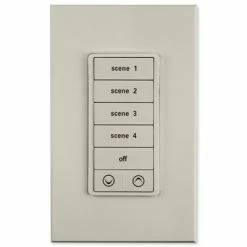 PCS PulseWorx UPB Keypad Controller With Load Relay -Skylink Lighting Sales Store PCKPLC7x media Light20Almond 040