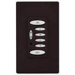 PCS PulseWorx UPB Dimmer Wall Switch, 6 Button