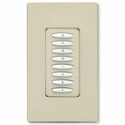 PCS PulseWorx UPB Wall Controller, Load Relay, 8A, 8 Button 10 PCS PulseWorx UPB Wall Controller, Load Relay, 8A, 8 Button -Skylink Lighting Sales Store PCKPLR8x media Almond 030