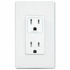 PCS SimpleWorx Split Duplex Wall Receptacle 11 PCS SimpleWorx Split Duplex Wall Receptacle -Skylink Lighting Sales Store PCRAM15x media White 010