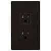 PCS PulseWorx UPB Split Duplex Wall Receptacle -Skylink Lighting Sales Store PCRM115x media Brown 050