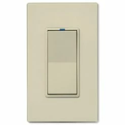 PCS PulseWorx UPB LED/CFL Dimmer Wall Switch, 600W -Skylink Lighting Sales Store PCWS1DL6x media Almond 030
