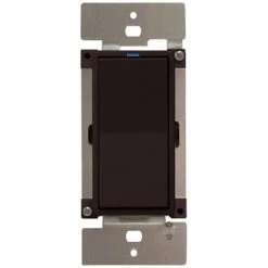 PCS PulseWorx UPB LED/CFL Dimmer Wall Switch, 600W -Skylink Lighting Sales Store PCWS1DL6x media Brown 051