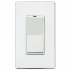 PCS PulseWorx UPB LED/CFL Dimmer Wall Switch, 600W -Skylink Lighting Sales Store PCWS1DL6x media White 010