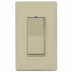 PCS PulseWorx UPB Electronic Low-Voltage Dimmer Wall Switch, 300W -Skylink Lighting Sales Store PCWS1E3x media Ivory 020