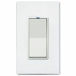 PCS PulseWorx UPB Electronic Low-Voltage Dimmer Wall Switch, 300W -Skylink Lighting Sales Store PCWS1E3x media White 010