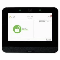 Qolsys IQ Panel 4, PowerG + 319.5 MHz (Verizon) -Skylink Lighting Sales Store QSIQP4001x media Black 070