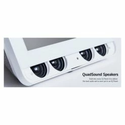 Qolsys IQ Panel 4, PowerG + 319.5 MHz (Verizon) -Skylink Lighting Sales Store QSIQP4001x media White 012