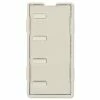 Simply Automated UPB Faceplate, 4 Bar Buttons -Skylink Lighting Sales Store SAZS24Bx media Light20Almond 040