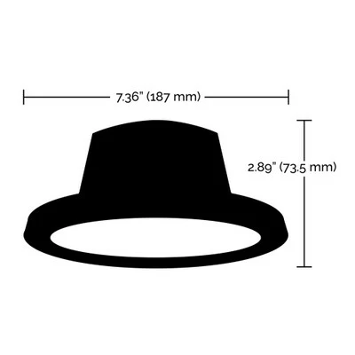 SATCO Starfish Wi-Fi 5-6" LED Tunable & Dimmable White Recessed Retrofit Downlight 5 SATCO Starfish Wi-Fi 5-6" LED Tunable & Dimmable White Recessed Retrofit Downlight - Image 3