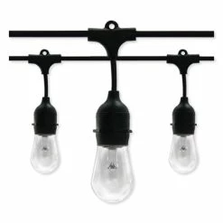 SATCO Starfish 24' RGBW White 10-Light Indoor-Outdoor String Lights