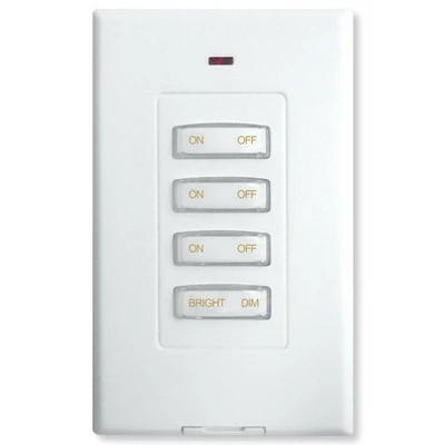 X10 Slimline Wireless Wall Switch (3 Address & Dimmer) 3 X10 Slimline Wireless Wall Switch (3 Address & Dimmer)