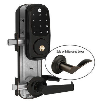 Yale Z-Wave Plus Assure Interconnected Lockset With Touchscreen Deadbolt, Norwood Lever, Right-Handed 3 Yale Z-Wave Plus Assure Interconnected Lockset With Touchscreen Deadbolt, Norwood Lever, Right-Handed