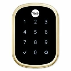 Yale Wi-Fi & Bluetooth Assure Lock SL Key-Free Touchscreen Deadbolt -Skylink Lighting Sales Store YAYRD256CBAx media Lifetime20Brass 270